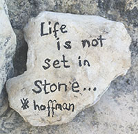 Life is not set in stone