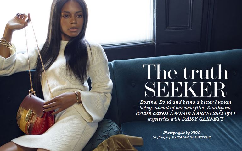 Net-a-Porter: Bond Actress Naomie Harris