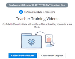 dropbox upload