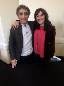 Gabor Maté and Hoffman Teacher Mairi Russell