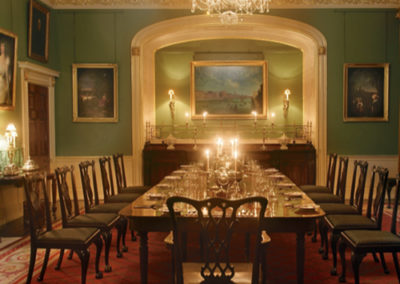 Dining Room at Hoffman Process venue Broughton Hall
