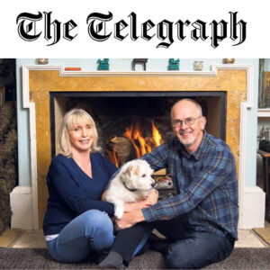 Grania and Niall Haigh in the Telegraph, Credit Tony Buckingham
