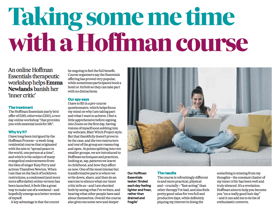 Emma Newlands reviews the Hoffman Essentials in The Scotsman