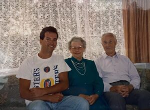 Phil Rose with Grand Parents 1980s