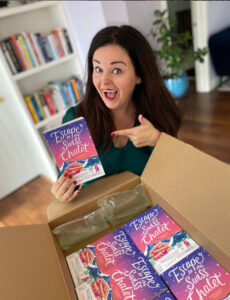 Carrie with books