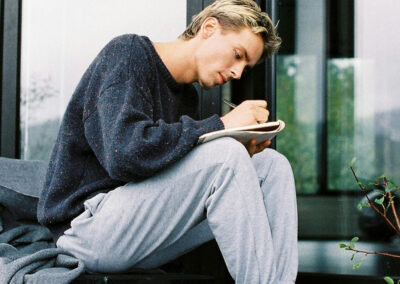 Journalling man