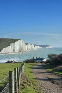 Seaford cliffs near Florence House